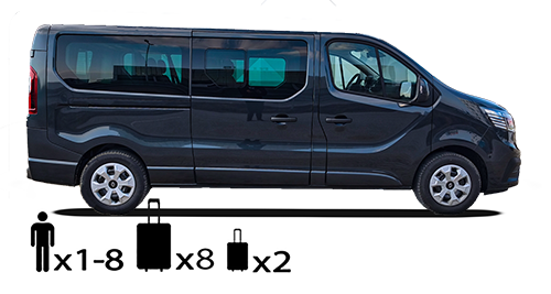 Taxi transfer Plovdiv - Varna: Minibus up to 8 passengers