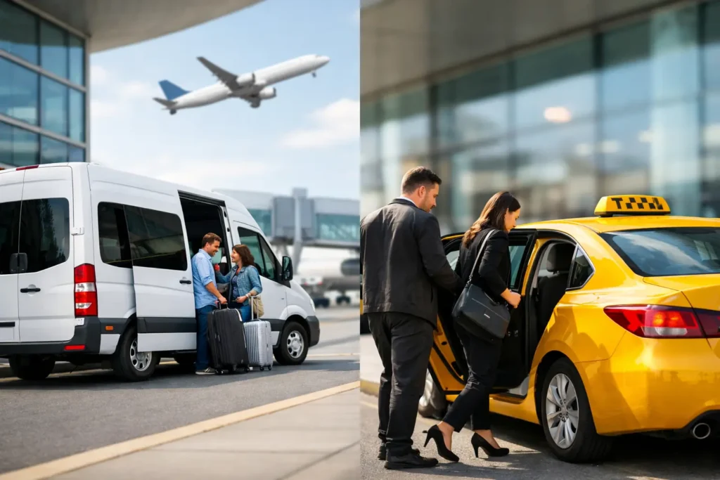Airport Shuttle Versus Taxi: Which Suits You?
