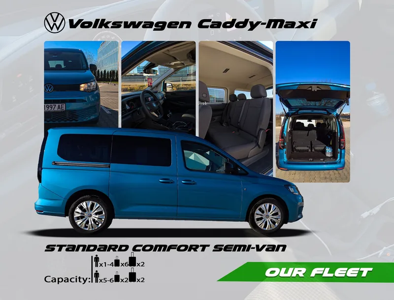 Vw caddy maxi template
